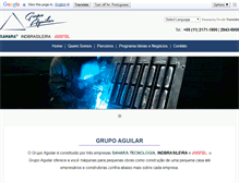 Tablet Screenshot of grupoaguilar.com.br